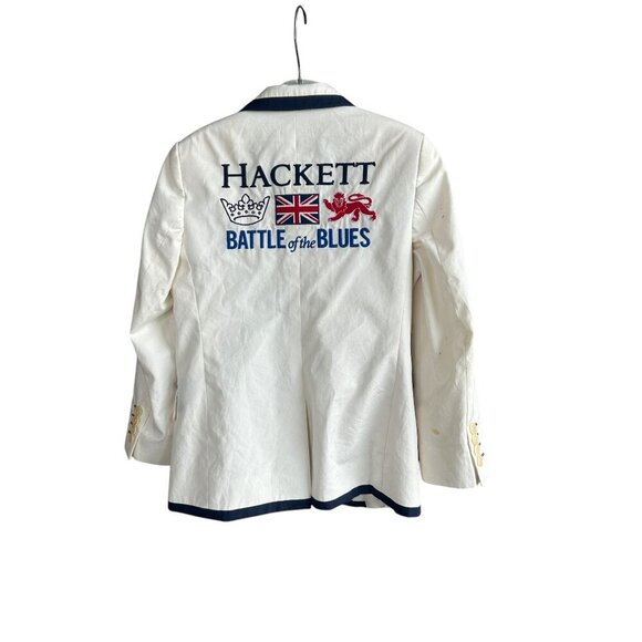 Hackett London Boys Battle of the Blues Blazer Size 7-8 - Picture 1 of 12